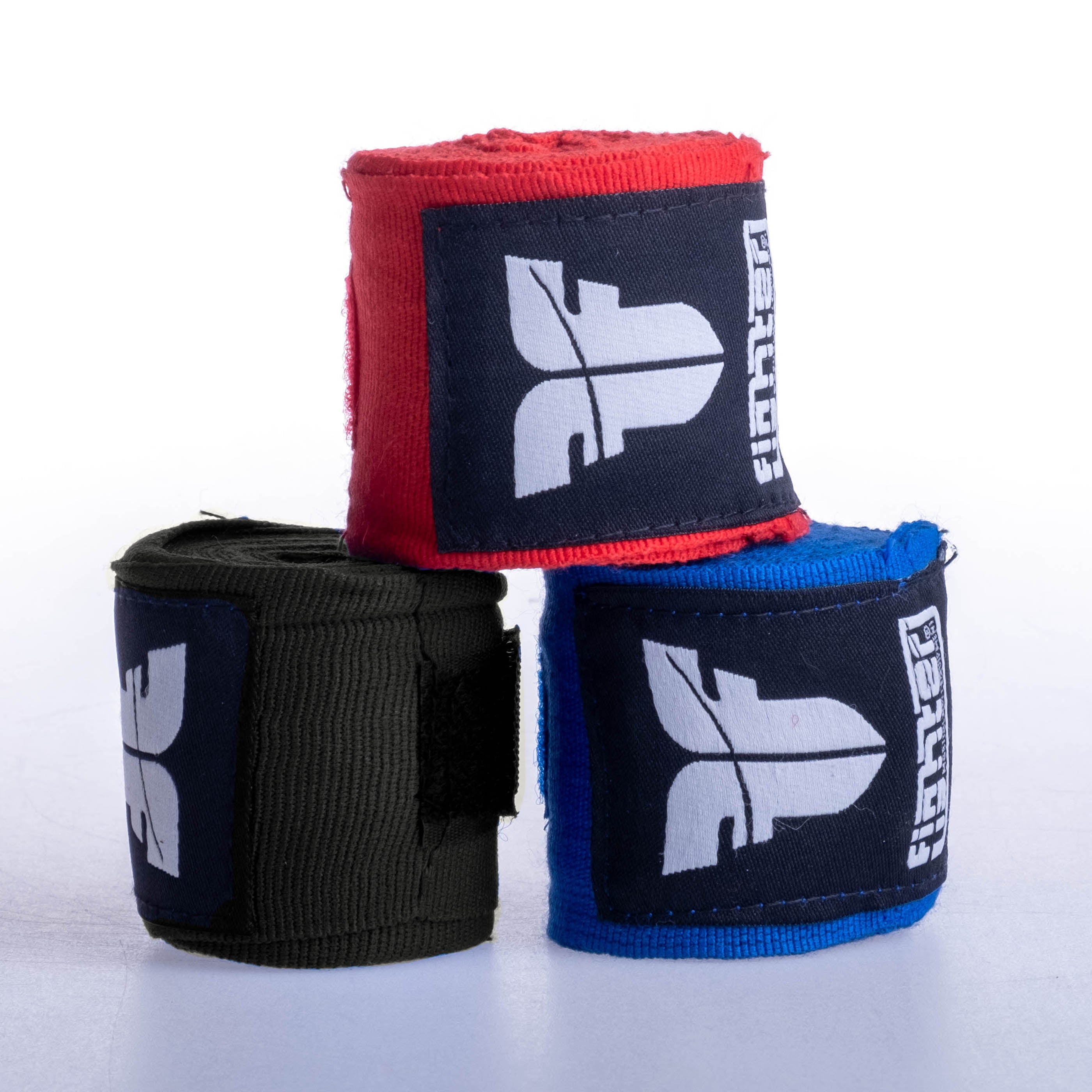 Fighter Semi-Elastic Hand Wraps - red, FHW-3030-03