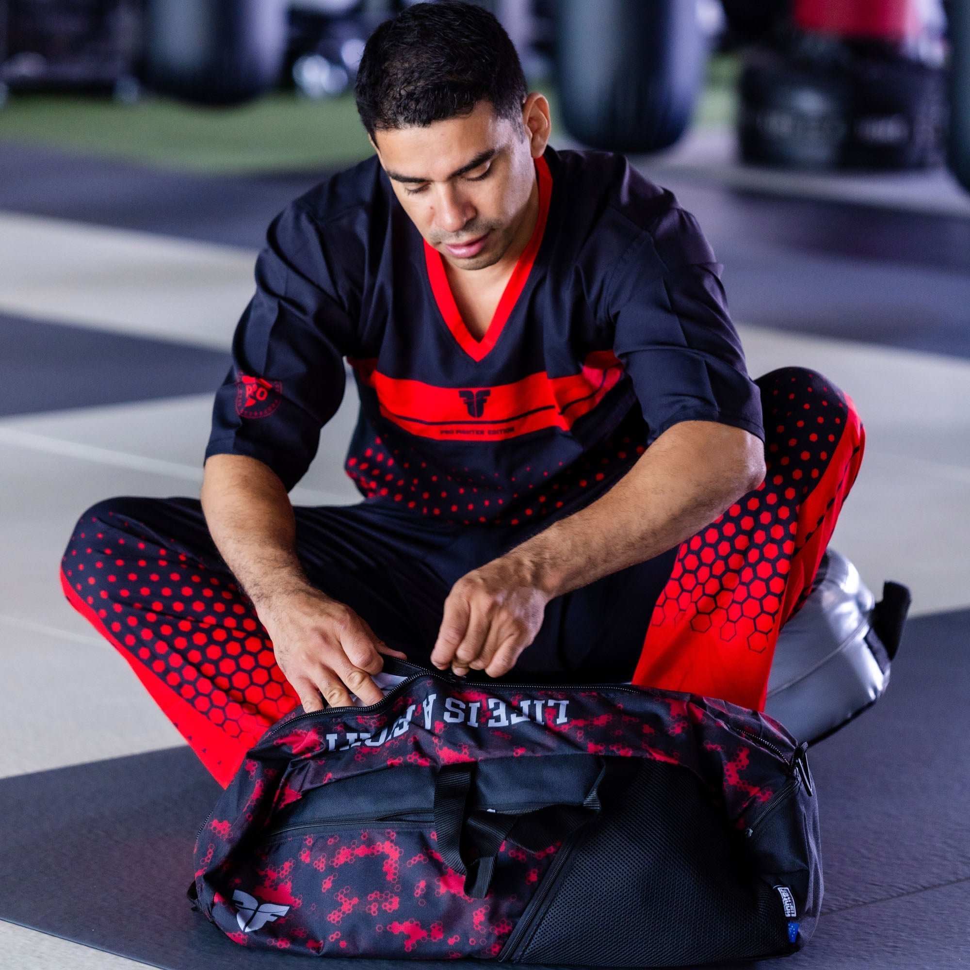 Fighter Uniform Pro Fighter Edition - red/black