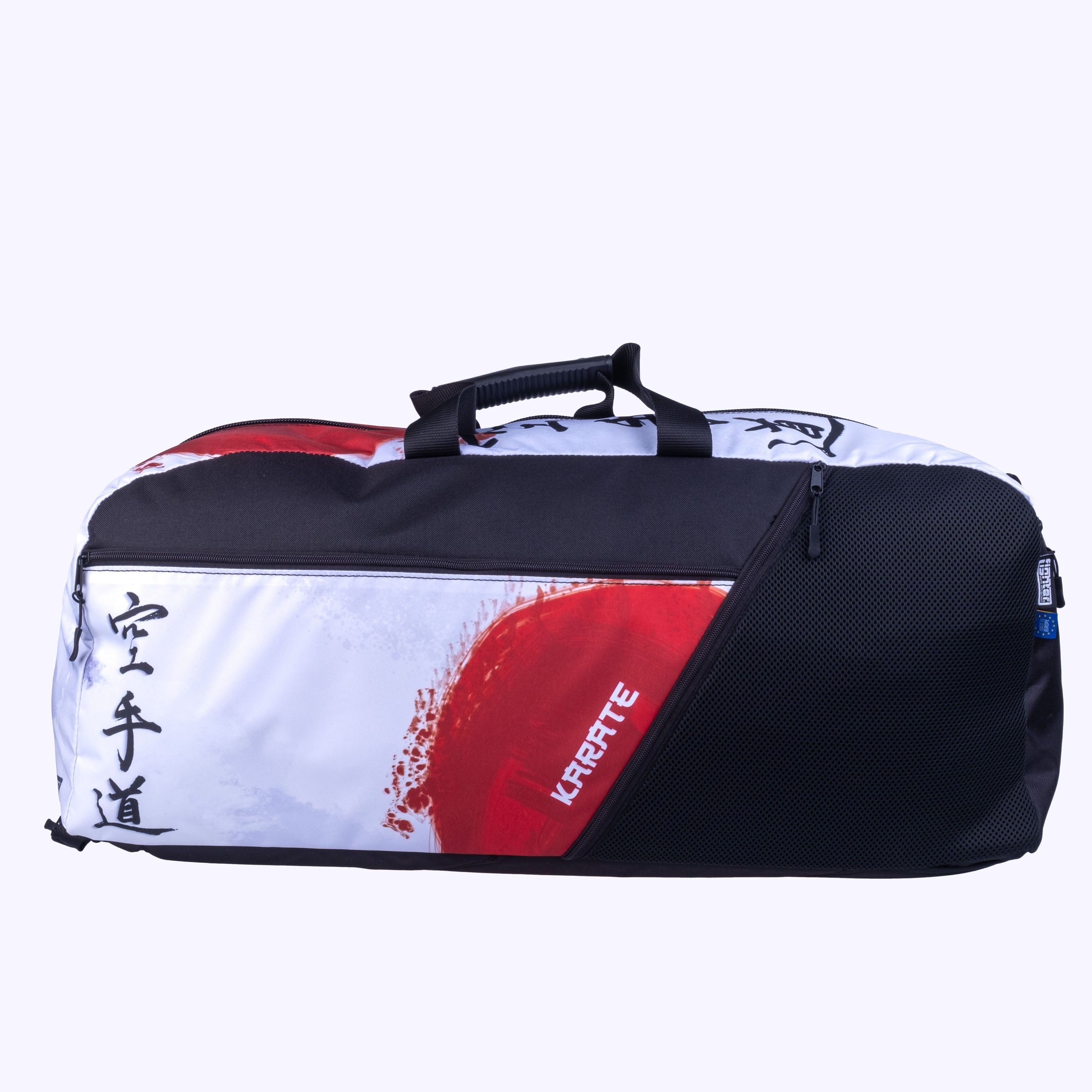 Fighter Sports Bag/Backpack - Karate - white/red, FTS-13-KRT