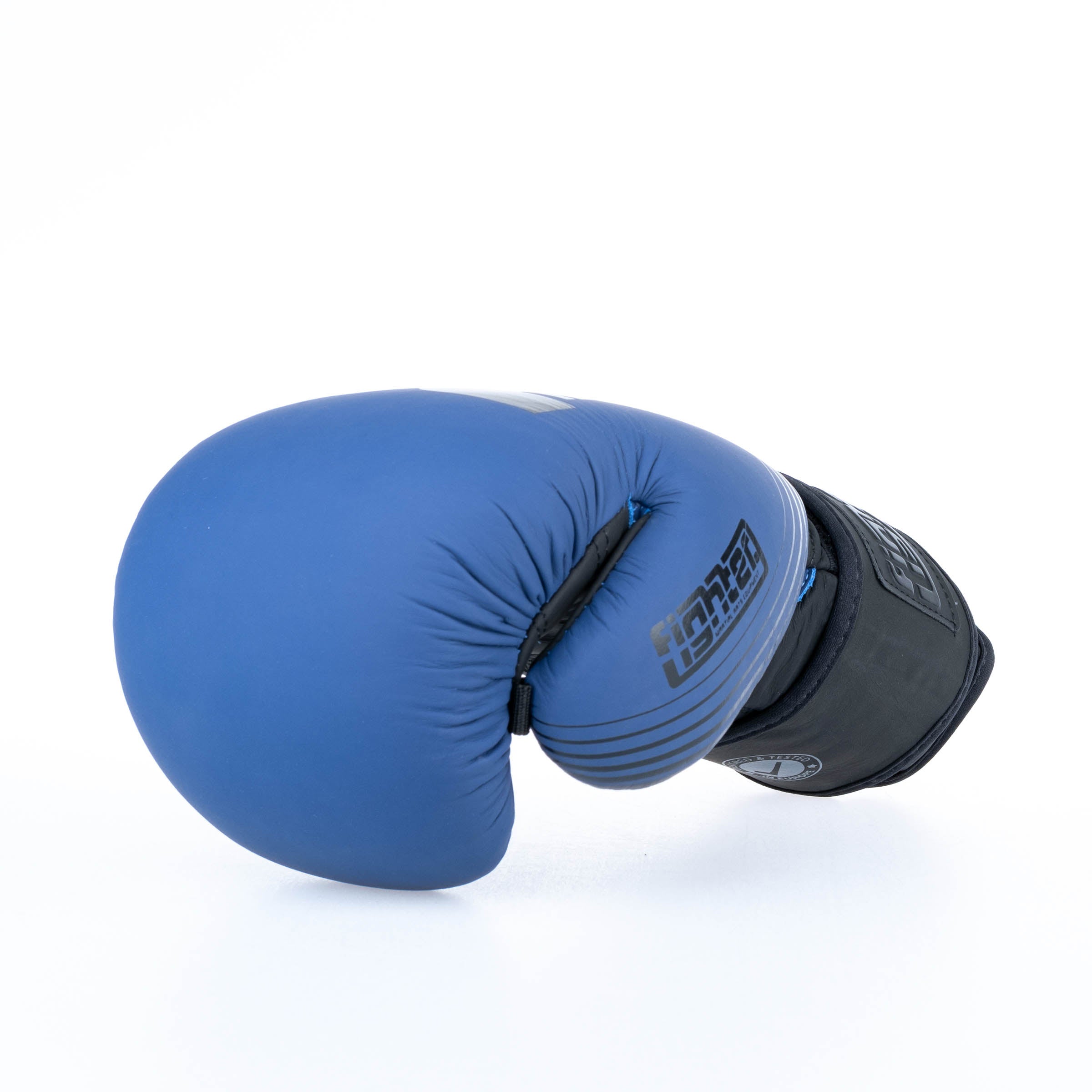 Fighter Boxing Gloves SPLIT Stripes blue black